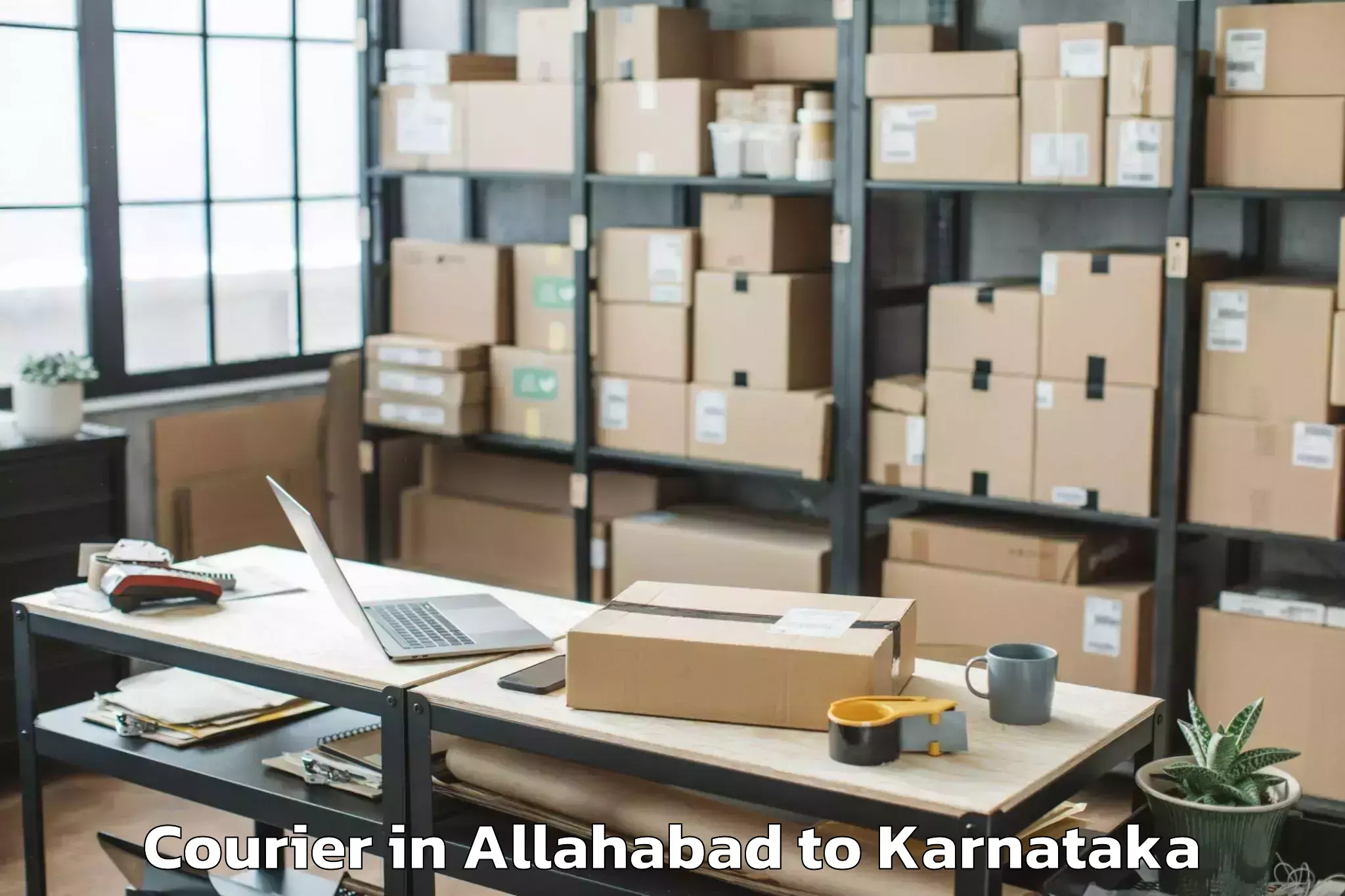 Book Allahabad to Maddur Courier Online